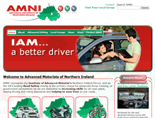 Tablet Screenshot of amni.org.uk
